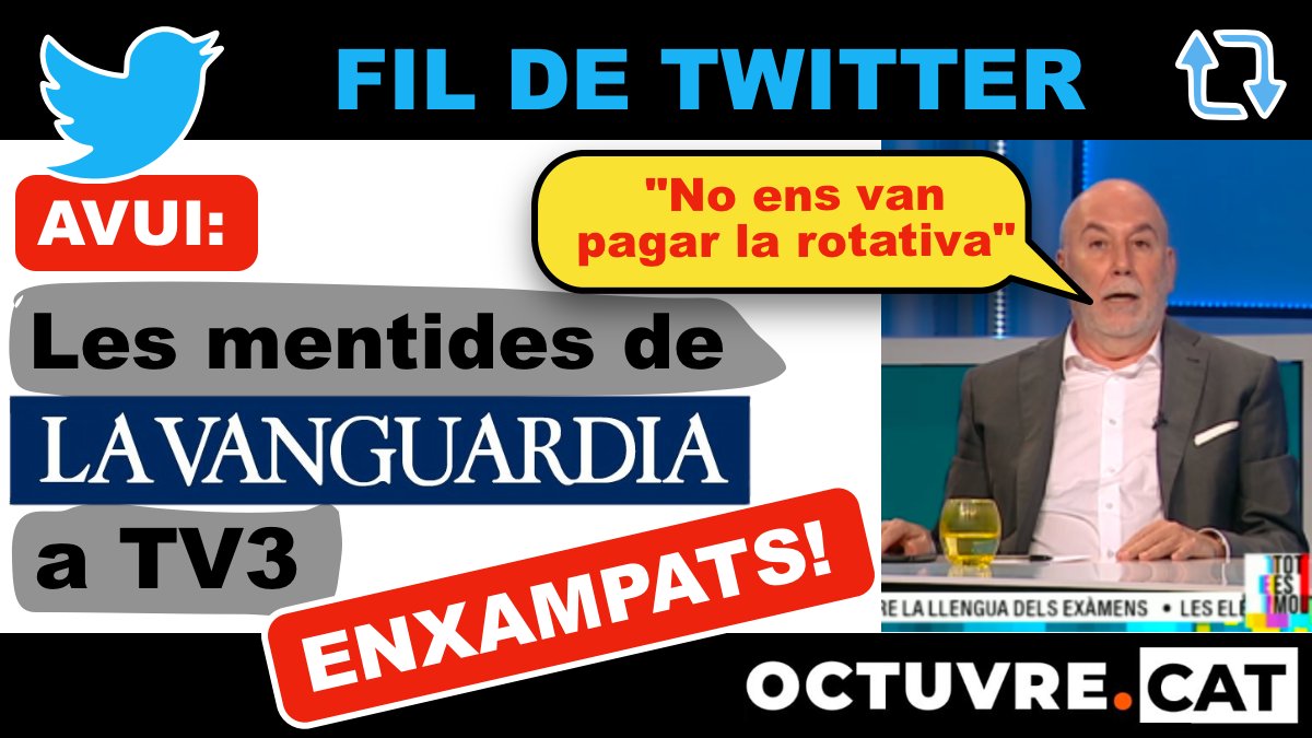 Les mentides de La Vanguardia a TV3